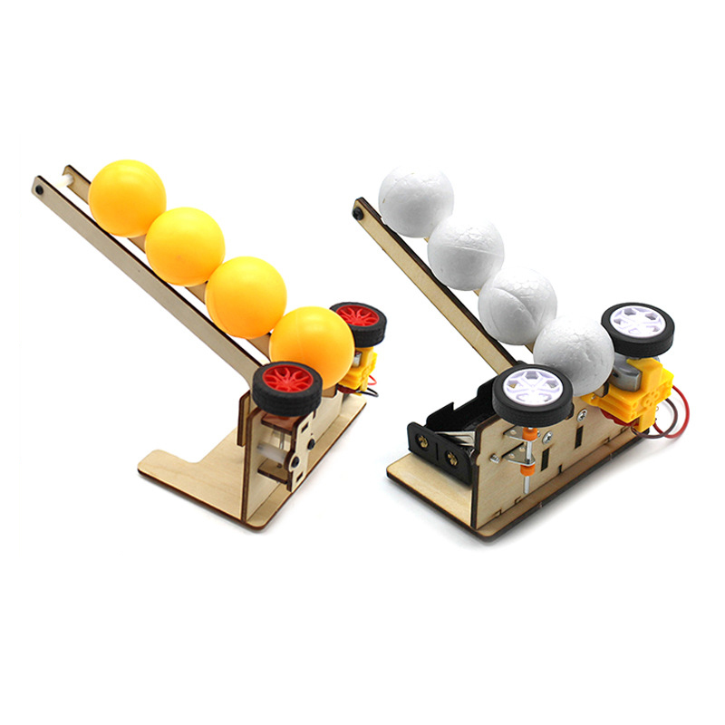 Science Toys Diy - 自動発射ボール装置 学生 DIY 手作り組み立ておもちゃ テクノロジー 小型生産