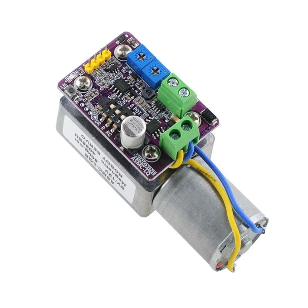 Robot Arm Motor - 60kg高トルクASMC-LQBサーボモーター（360度） ° スマートロボットアーム/バルブ制御用度角磁気エンコーダ＆ウォームギア