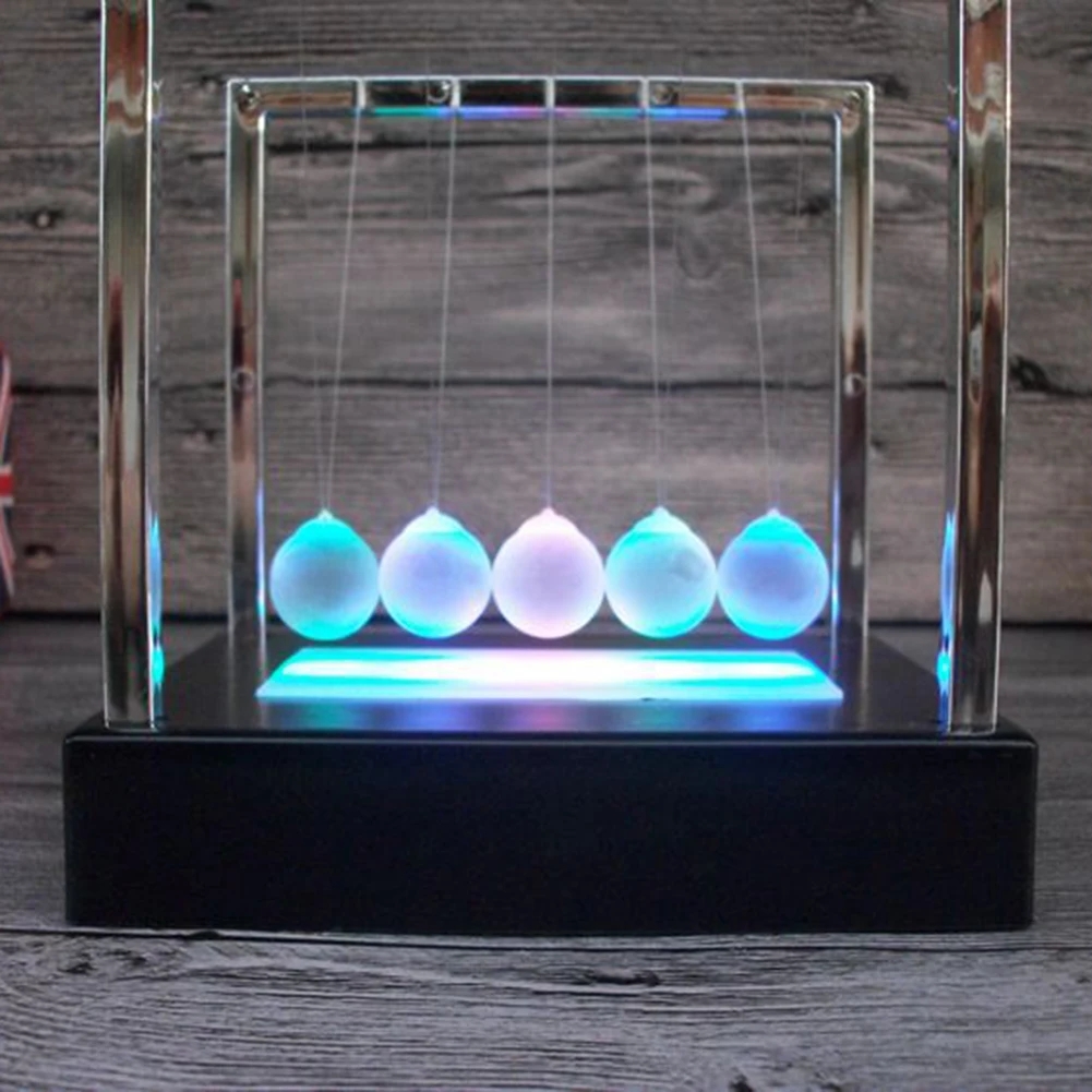 Newton Cradle Large - ニュートンのゆりかご 早期楽しい開発教育机のおもちゃギフトニュートンのゆりかごボール金属振り子ボール教育机のおもちゃ