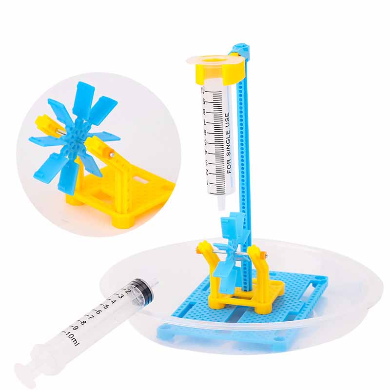 Science Toys Diy - DIYウォーターホイールカー科学技術、少量生産、子供向けの科学実験、教材、パズルおもちゃ、材料キット