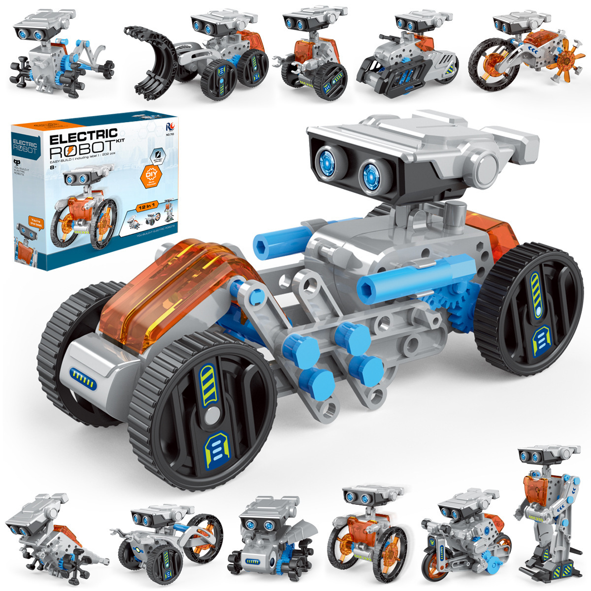 12 in 1 科学実験ソーラーロボットおもちゃ DIY ビ - Science Toy のレビューと価格