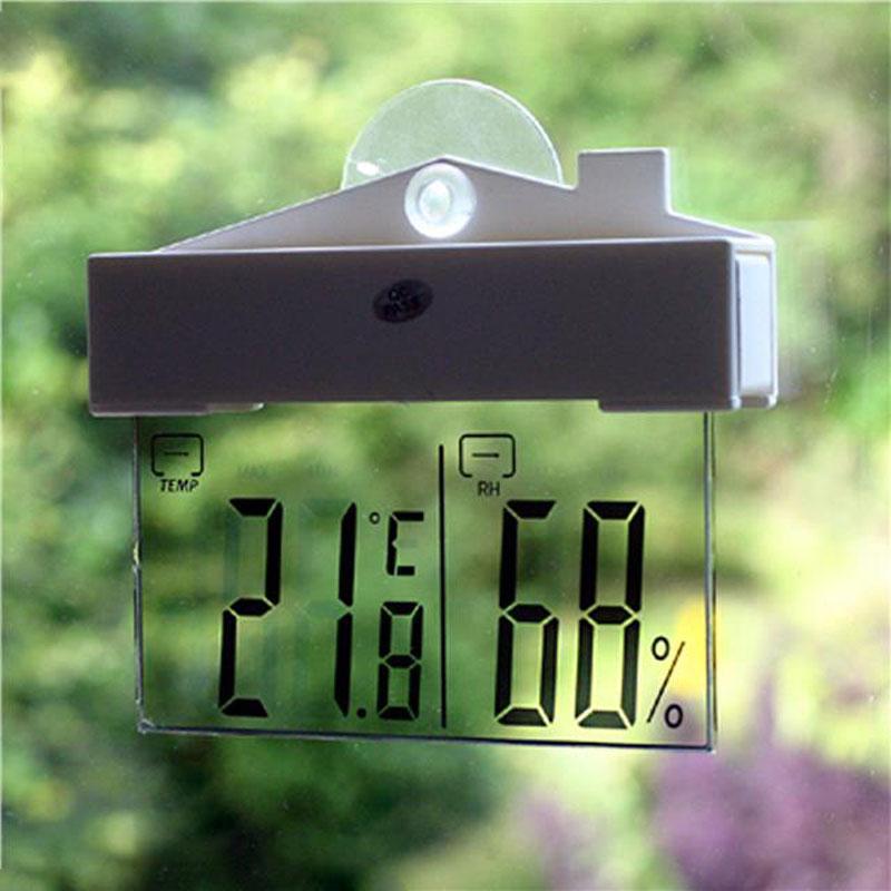 デジタル窓温度計 比重計 吸盤 大型液晶 屋内屋外気象ステー - Weather Station Indoor のレビューと価格
