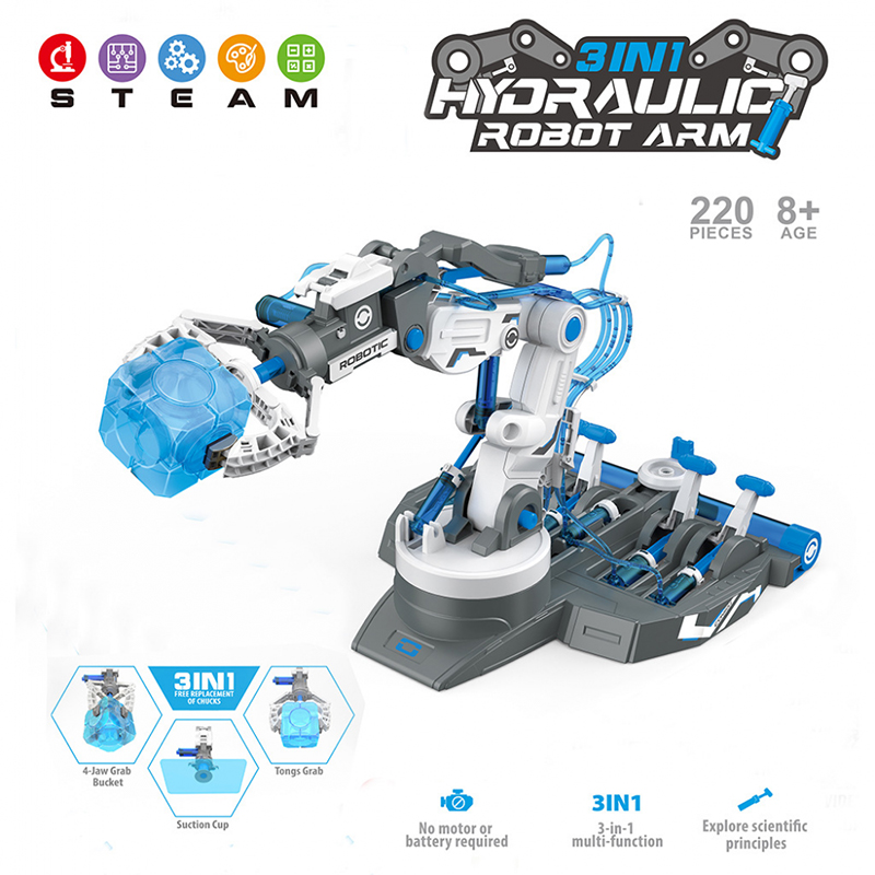 子供のための完全に組み立てられた油圧式機械式アーム科学実験, - Science Toys Diy のレビューと価格
