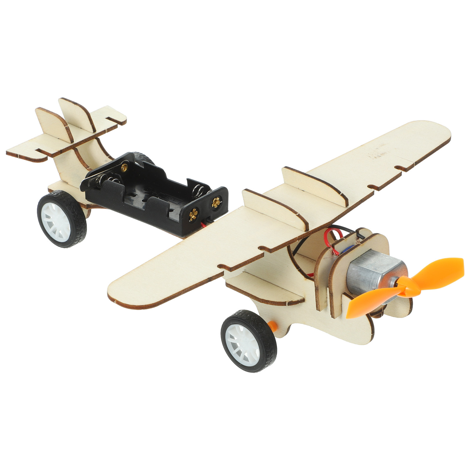 1セット木製グライダー飛行機DIY科学キット子供向けインタラ - Science Toys Diy のレビューと価格