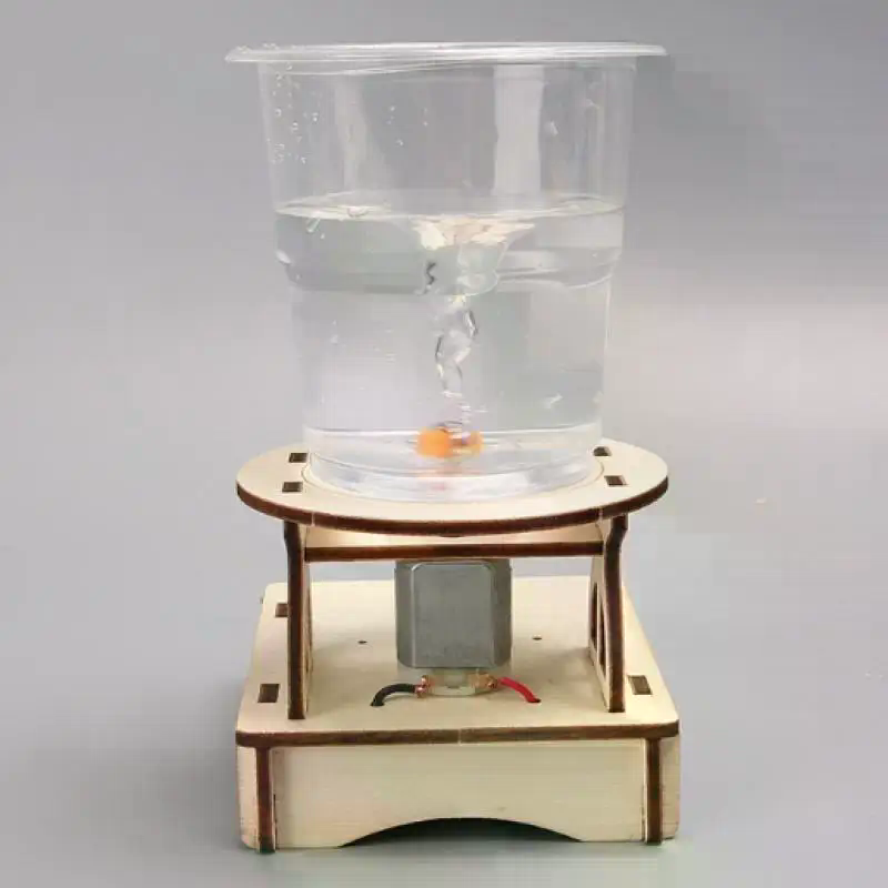 1 セット水竜巻渦巻きメーカー木製パズルノベルティ科学実験プ - Science Toy のレビューと価格