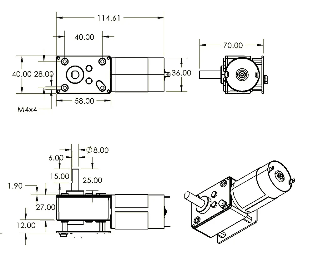 ASMC-LQ ASME-SQ 60/70/120KG ウォ - Robot Arm Motor のレビューと価格